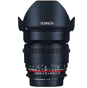 Amazon.com : Rokinon 16mm T2.2 Cine DS APS-C Lens for Sony E